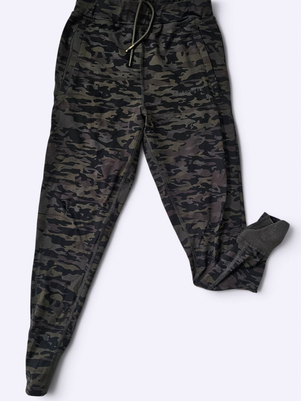 Alphalete Camo Jogger Women's Size XS Brown Green Black Tapered